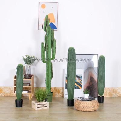 China Wholesale Eco-friendly Artificial Fake Cactus Plant Flowering Plant Decorative Plant With Cement Pot Factory Price for sale