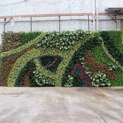 China Environmental Hot Selling Life Green Vertical Planter Garden Artificial Plant Walls For Outdoor Use for sale