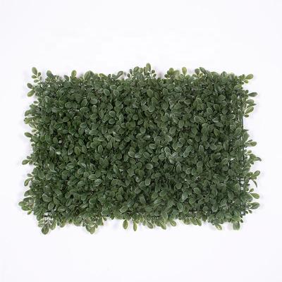 China Environmental Handmade Outdoor Green Vertical Wall Plants Artificial Boxwood Board for sale