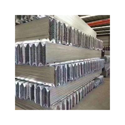 China Hot Dipped Road Traffic Safety Galvanized Road W Beam Steel Guardrail For Sale for sale