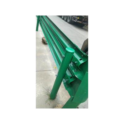 China Hot Galvanized Road Traffic Safety Road Crash Barrier Clamp Post Road Guardrail for sale