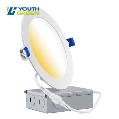 China Tuanble 12w residential CCT led slim panel light with dimmable IC rated for sale