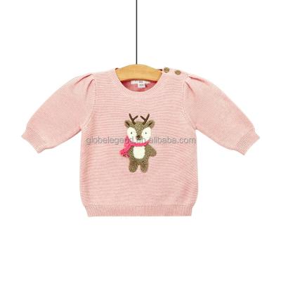 China custom winter pullover boy girls Anti-wrinkle clothing oversized pullovers knit sweater baby for sale