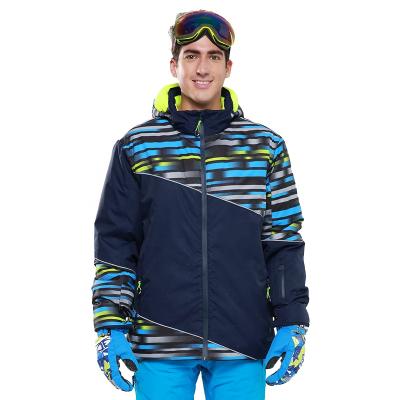 China Men's Winter Thermal Breathable Waterproof Anti-UV Ski Snow Jacket for sale