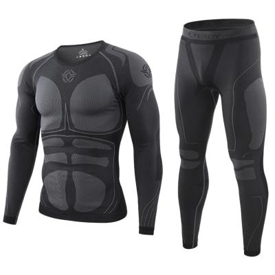 China New Men's Winter Outdoor Heated Thermal Underwear Men Set QUICK DRY for sale