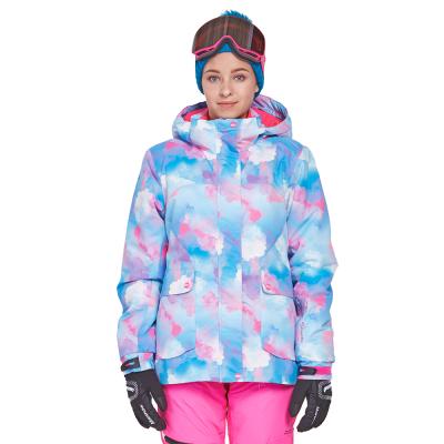 China Fashion Women Thermal Coat Breathable Waterproof Anti-UV Snowboard Warm Sports Ski Jackets For Ladies for sale