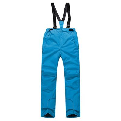 China Suspender Boy's Winter Waterproof Anti-UV Stretch Ski Snow Pants Outdoor Warm Thermal Child Ski Pants for sale