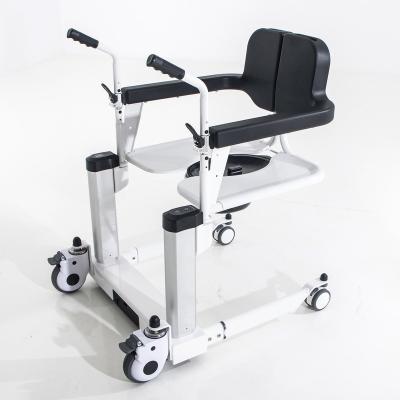 China HEDY MTL03 Electric Motor Control Patient Lift and Transfer Chair Lifter Height Adjustable Bath Toilet Commode Chair Wheelchair 830*620*395mm for sale