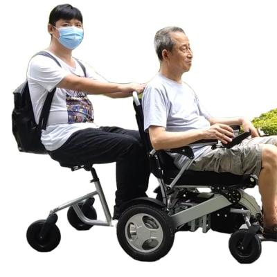 China For 2 Person To Go Together 2 Person Power Electric Wheelchair Trailer Mount And Controlled Attendant Attendant Power Electric Wheelchair Accessories for sale