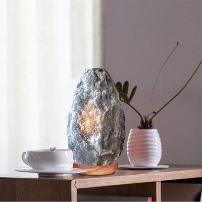 China Contemporary 5-7 Pounds of Gray Salt Himalayan Lamp Glow for sale