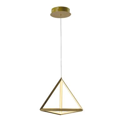 China High Efficiency Gold Shape Light Style LED Modern Chandelier Pendant Light for sale