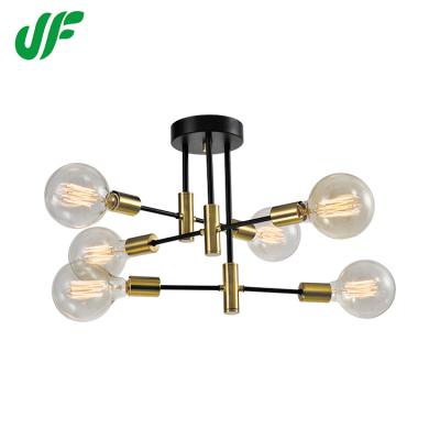 China Wholesale E26 Glass Bubble Indoor Gold Decoration Outdoor Ceiling Mounted Hanging Lamp for sale