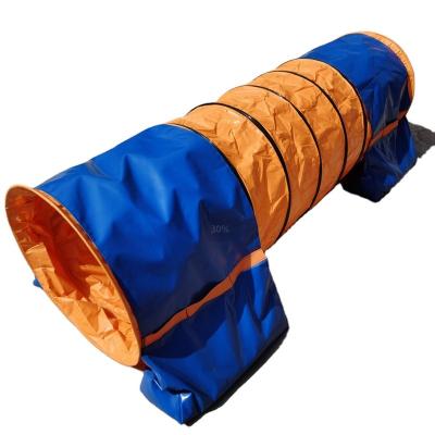 China Sustainable 24inch Dog Agility Tunnel Pet Tunnel For Dog Training 6meter Length for sale