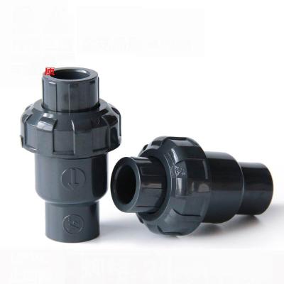 China Water Supply Plastic PVC Check Valve Foot Check Valve for sale