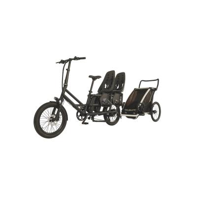 China Hot sale 20 inch 500w aluminum alloy dual batteries aluminum frame delivery cargo bike with fat tires for sale