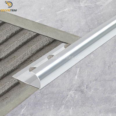 China Tile Trims For Wall Edge Protector Tile Trim Aluminum Anodizing 15mm zu verkaufen