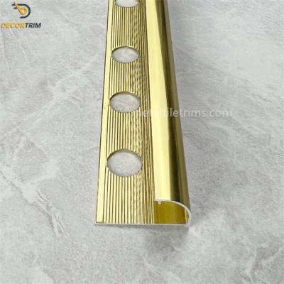 China 2.5m 3m Aluminium Tile Trim Flexible Corrosion Resistant zu verkaufen