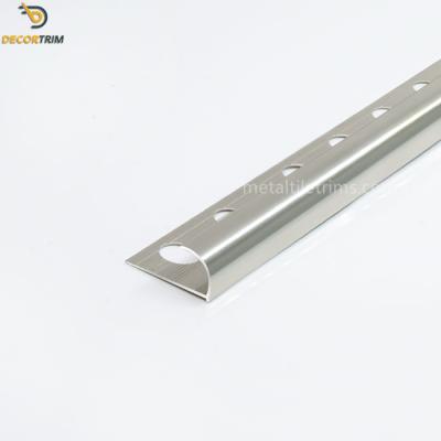 China Tile Transition Strip Metal Tile Edging Tile Beading Accessories Profile 8mm for sale