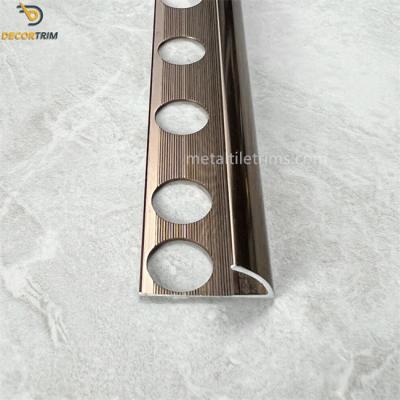 China Jolly Edge Trim Metall Fliesen Trims Aluminium Eckstreifen für Fliesen Fliesen Rand Trim zu verkaufen