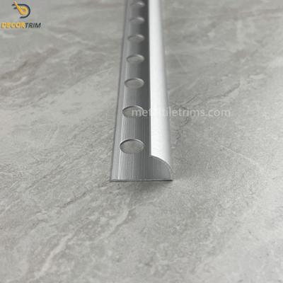 China Aluminium Round Edge Tile Trim Wall Edge Protector 20mm Tile Trim zu verkaufen