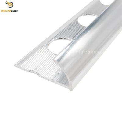 China Round Edge Metal Tile Trim Metal Tile Trims Installing Tile Edge Trim en venta