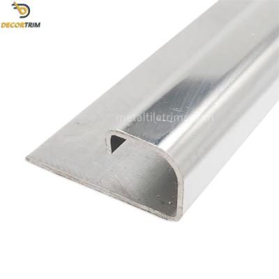 China Tile To Tile Trim Stainless Metal Tile Trim Bullnose Tile Corner SS201/SS304 Te koop