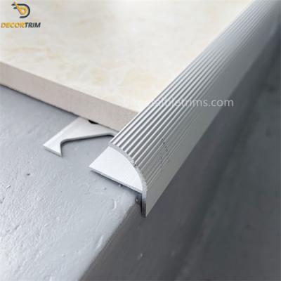 China Tile Aluminum Edge Trim Bullnose Trim Pieces Tile Edge Backsplash Edge Trim Strips for sale