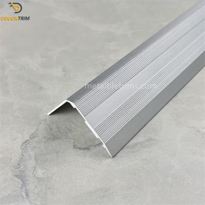 China Tile Moulding Trim Chrome Tile Trim Toolstation Stair Nosing Tile Trim bullnose strip for sale