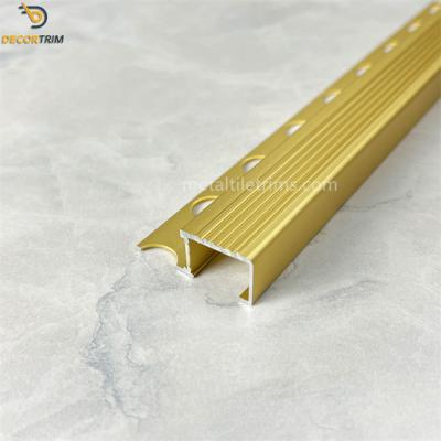 China Tile Edge Types Coloured Tile Trim Stair Nosing Tile Trim Tile Edging Strip for sale