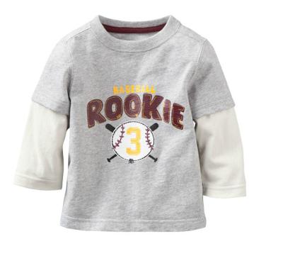 China boy tee shirt,long sleeve shirt ,100% cotton, 3T-10T for sale