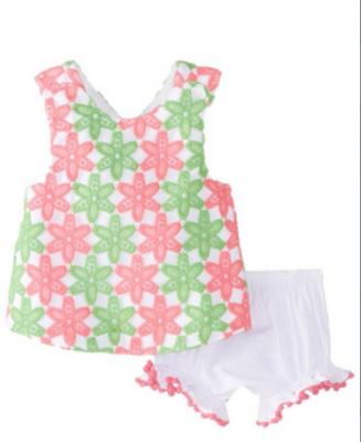 China fashion baby ,New born sleevless dress and panties ,infant dress set ,3-9month for sale