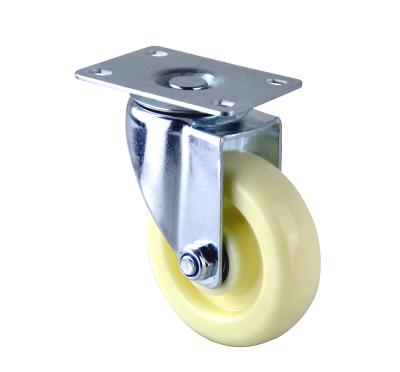 China PIVOT Source Factory Products 100x32mm Mute Double Swivel Ball Bearing PP Caster for sale