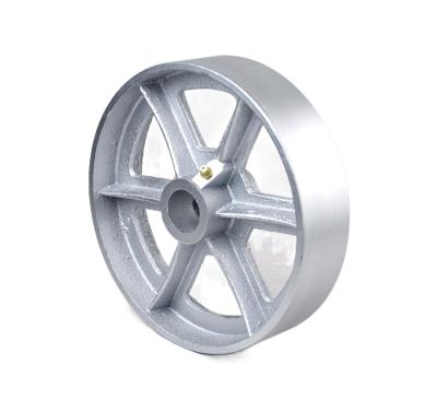 China Other Source Factory Products Heavy Duty 8X2 Roller Bearing Iron Caster Wheel for sale