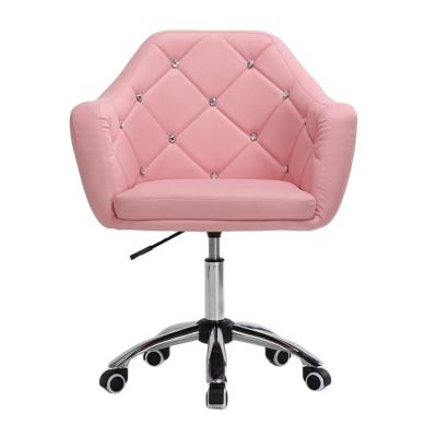 China Partysu Pink Style Salon Furniture Beaty Hair Salon Furniture Bomacy Beauty Technical Chair For Sale for sale