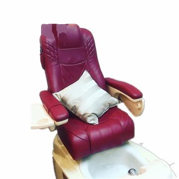 China Bomacy Modern Hot Selling Luxury Modern Fashion Durable Red Foot SPA Salon Chair Massage Pedicure Chair With Bowl for sale