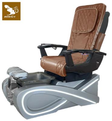 China Bomacy 2021y Modern Luxury Beauty Nail Salon Pedicure Equipment Foot Spa Massage Pedicure Chair for sale