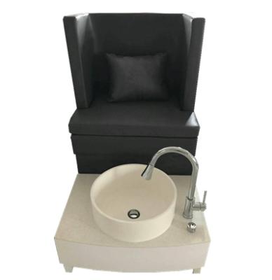 China Bomacy Modern Design Luxury Good Quality Wholesale Used Pedicure Station Foot SPA With Ceramic Bowl for sale