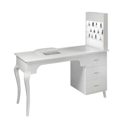 China Modern Portable Used Manicure Table Desk With Collected Fan For Hot Sale Cheap Price Manicure Table for sale