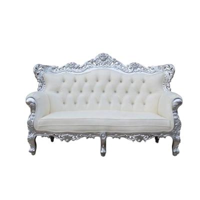 China Bomacy Beauty Salon Furniture White Luxury Queen King Throne Used Waiting Sofa for sale