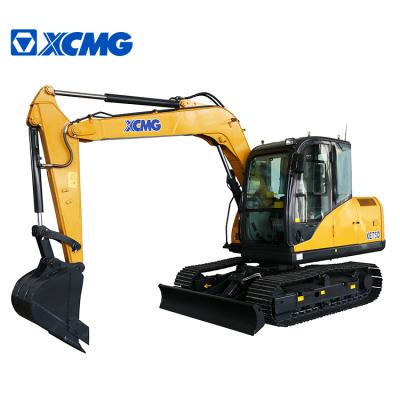 China Construction worksÂ   XCMG 7 ton hydraulic mini excavator XE75D china crawler excavator price for sale