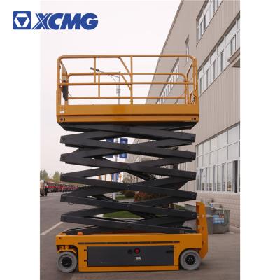 China Hotels XCMG 10m Electric Scissor Lift XG1012DC China New Scissor Lift Platform for sale