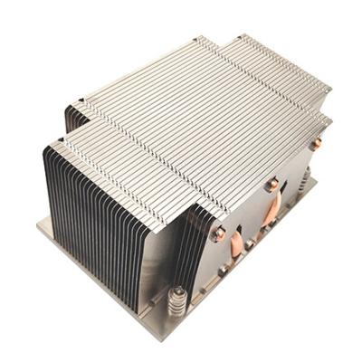 China High Computer Heat Conduction Zipper Fin CPU-2U-F42 CPU Cooler for sale