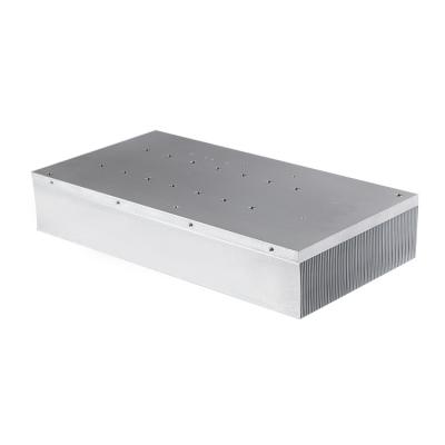 China High Quality Aluminum High Density Aluminum Enclosure Square Fin Radiator for sale