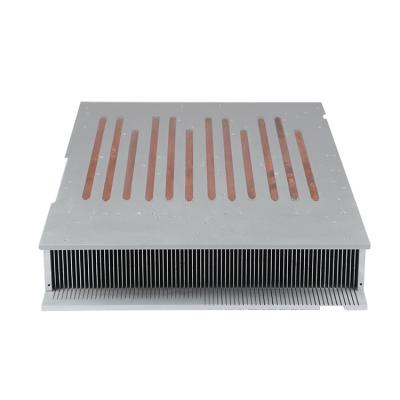 China Heatsink Winshare Factory Supply Made Epoxy Bonding Fin Extruded Pipe Copper Heatsink for sale