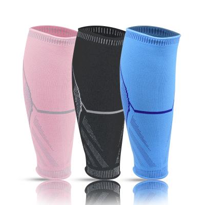 China New Universal Design Ks-2120#2020 Pink Shin Calf Sleeves Custom Elastic Logo for sale