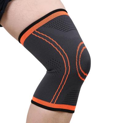 China Ks-2052#Durable Nylon Knitted Knee Compression Support Brace for Weightlifting and Fitness for sale