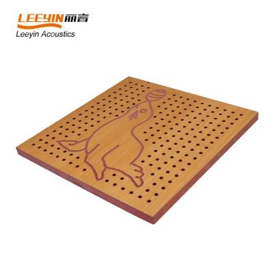 China Best Minimalist Melamine MDF Acoustic Art Panels Interior Patterned Decorative Art Acoustic Panels for sale