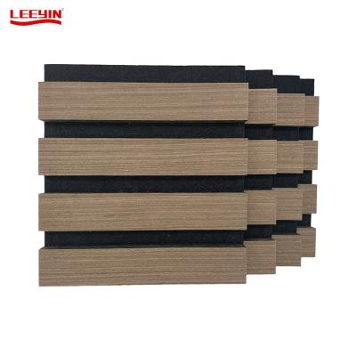 China Akupanel Minimalist Custom Wood Slat Acoustic Panels Slated Acoustic Panel Wood Slat Acoustic Panel for sale