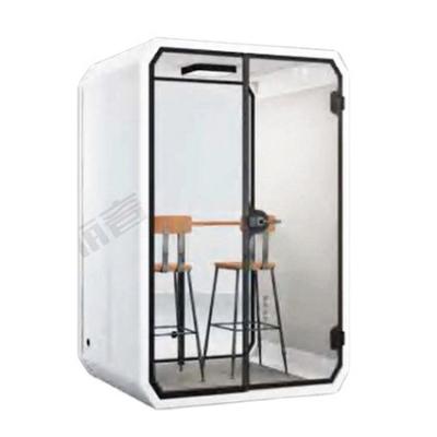 China Modular Movable Acoustic Soundproof Office Booth Mobile Acoustic Meeting Booth Private Office Meeting Booth Meeting Studio Sound Booth for sale