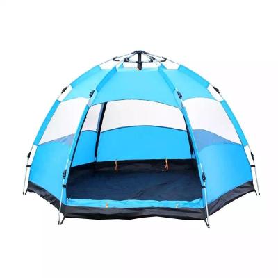 China Portable Automatic Portable Up One Layer Family Touch Double Six Foot Instant Waterproof Camping Tents for sale